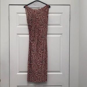 form fitting DVF dress